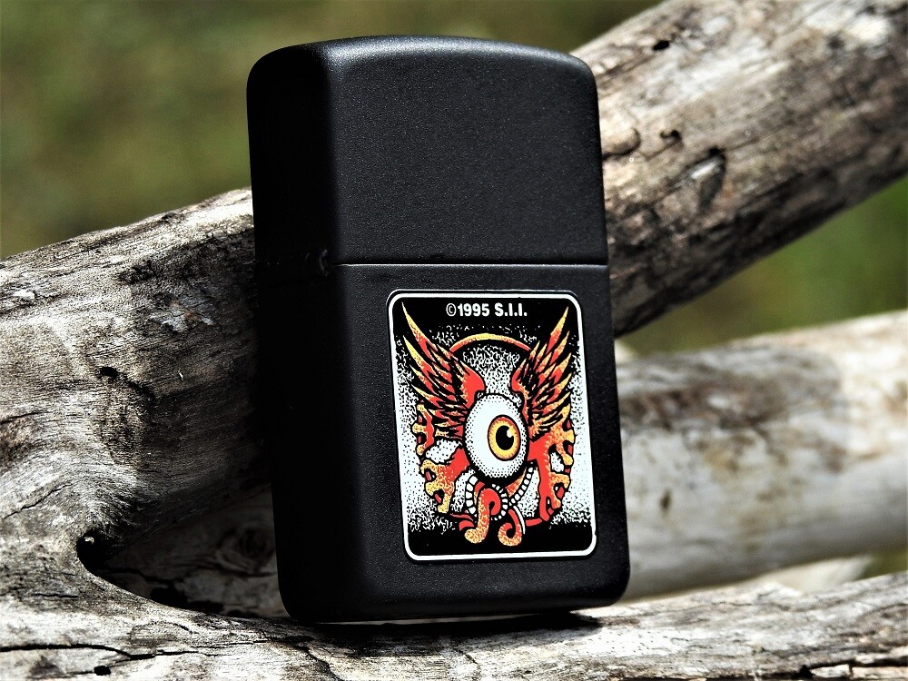 Stanley Mouse Flying Eyeball Zippo Lighter - The Grateful Dead
