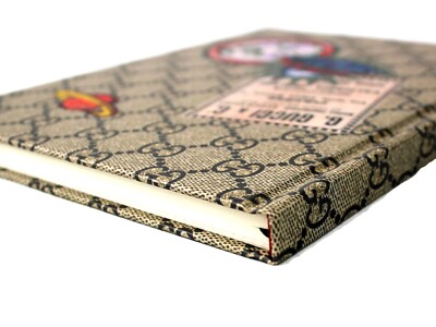 GUCCI GG Brown Stationery Note Book Scratch Book Accessories