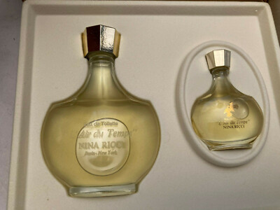 NINA RICCI SET IN BOX PARFUME 1,7 FL OZ AND 1/3 FL OZ NEW MADE IN