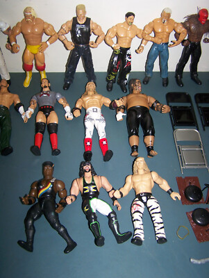 貴重 WWE WWF WCW nWo プロレスフィギュア 23体 まとめ売り リング付き