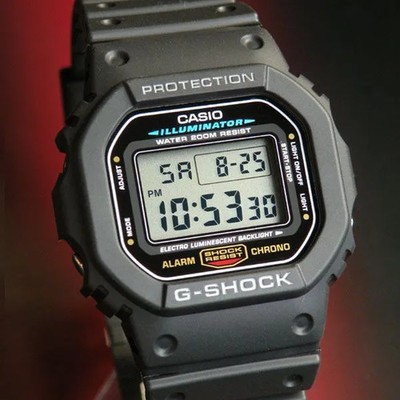 G-SHOCK Digital DW-5600E-1V Men's Watch Black water resistant