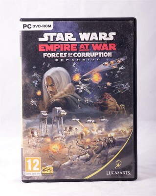 Star Wars Empire At War Gold Pack PC DVD Game with Expansion Pack