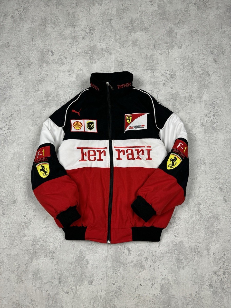 Ferrari F1 Racing Moto Jacket Size M | eBay