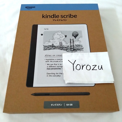 Amazon New Kindle Scribe 64 GB 2024 Tungsten Notebook Design 10.2