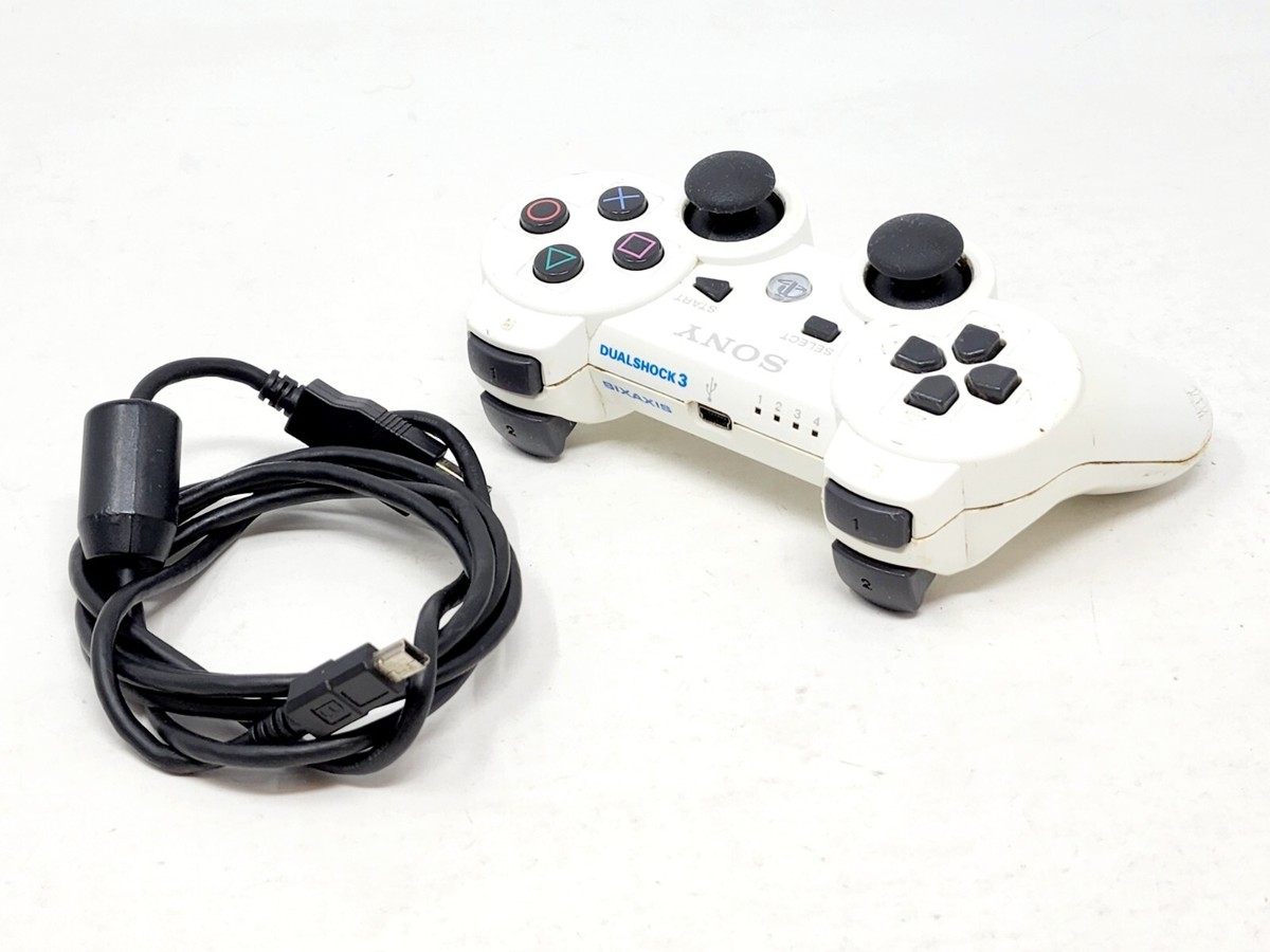 Sony Playstation 3 PS3 Sixaxis DualShock 3 Controller White