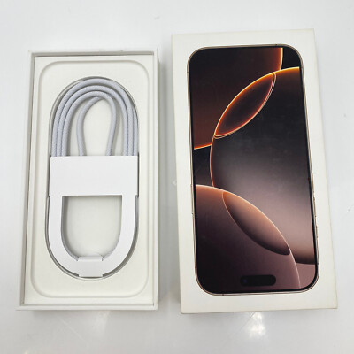 Apple iPhone 16 Pro - 128GB - Desert Titanium (Unlocked) - Open