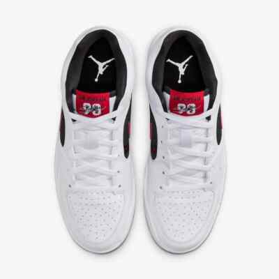 New Nike Jordan Stadium 90 “Chicago” Shoes - White/ Varsity Red