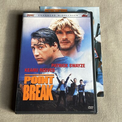 Point Break (DVD WS 1991) W/ Insert FBI Extreme Sports Thriller