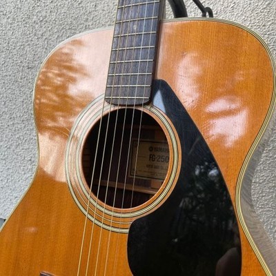 Acoustic Guitar Yamaha FG-250 Green Label Natural Made in Japan