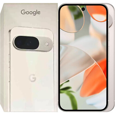 Google Pixel 9 5G Porcelain 256GB + 12GB Dual-SIM Unlocked GSM NEW