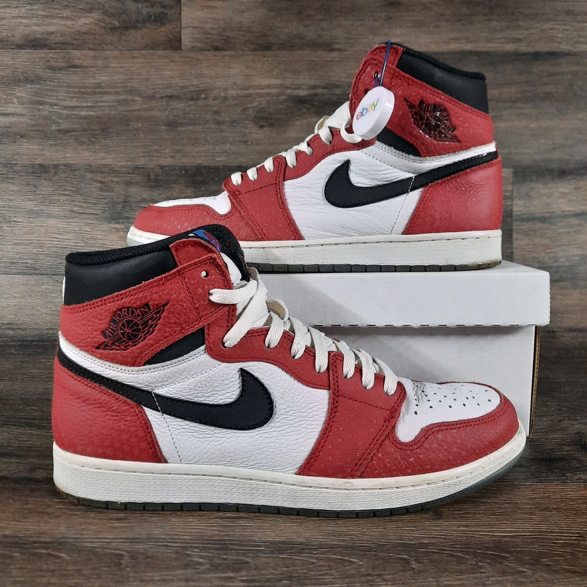 Nike Air Jordan 1 Retro OG Origin Story Spiderman 555088-602 Men's