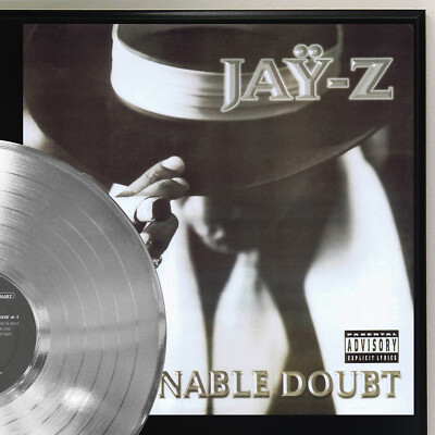 Jay Z - Reasonable Doubt Silver LP Record Plaque Display | eBay