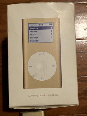 RARE Collectible Apple iPod mini 1st Generation GOLD 4gb | eBay