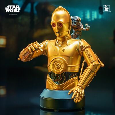 Gentle Giant Star Wars Rise of Skywalker C-3PO and Babu Frik Bust