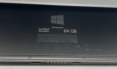 Microsoft Surface RT 1516 Tablet 64GB Windows | eBay