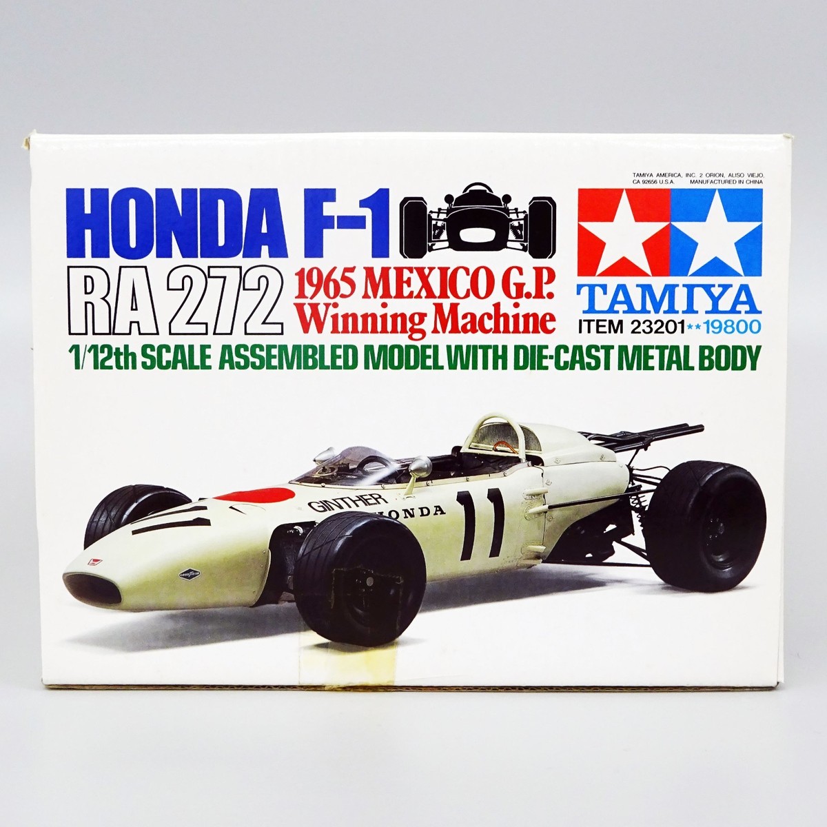 Tamiya 1/12 Collector's Club Honda F-1 RA272 1965 Mexico GP Winner