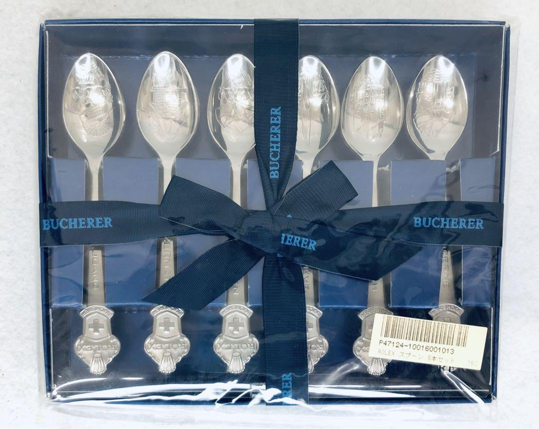 非売品 ROLEX スイス製ステンレススプーン12本セット 非売品 ROLEX