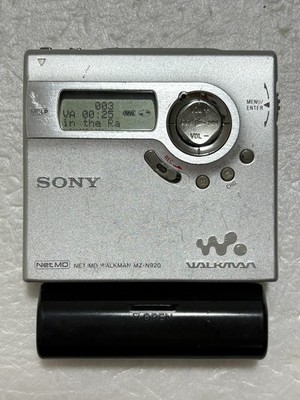 Sony MZ-N920 Silver Net MD Walkman Portable Minidisc Player