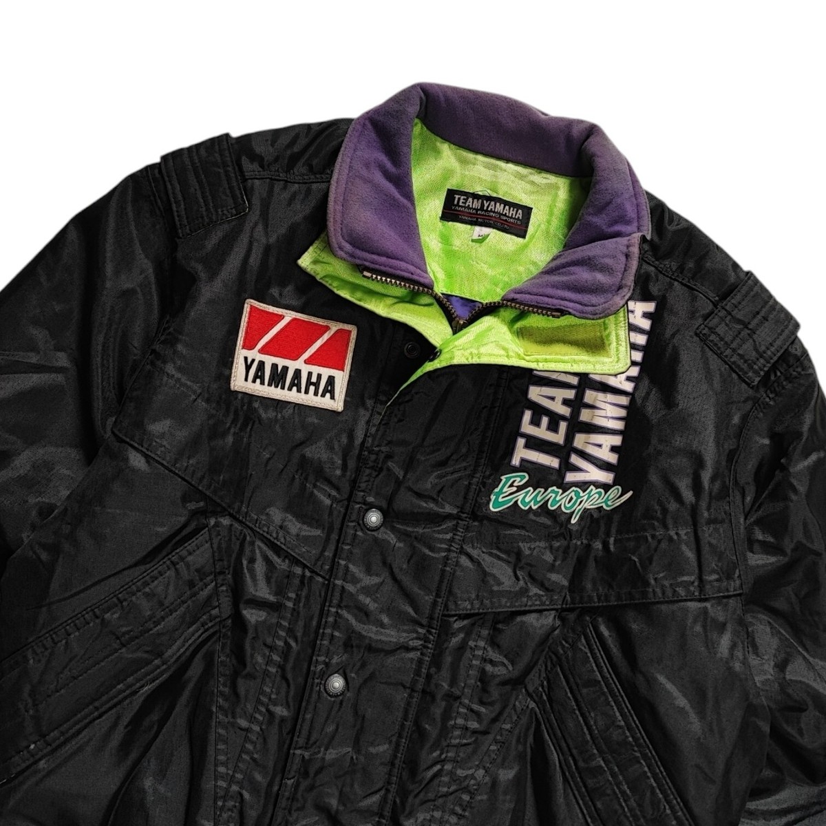 Vintage 90s Team Yamaha Europe Racing Team Jacket | eBay