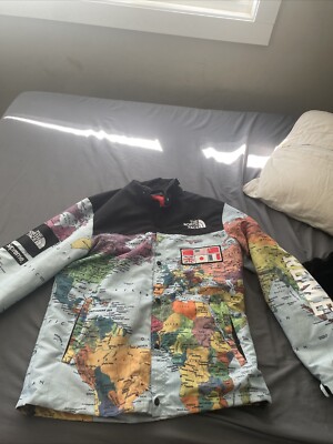 2014 Supreme x The North Face Atlas World Map Expedition Coaches
