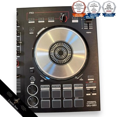 Pioneer DJ DDJ-SB3 DJ Controller SERATO LITE Japan DDJSB3 Black