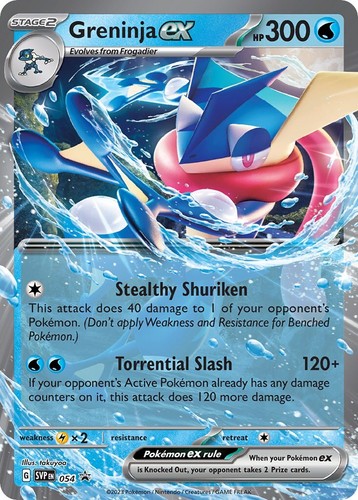Greninja ex 054 Sv: Scarlet & Violet Promo Cards Holo | eBay