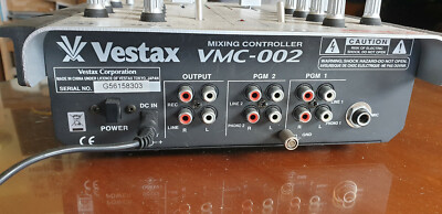 Vestax VMC-002 DJ 2 channel mixer Silver AC adapter | eBay