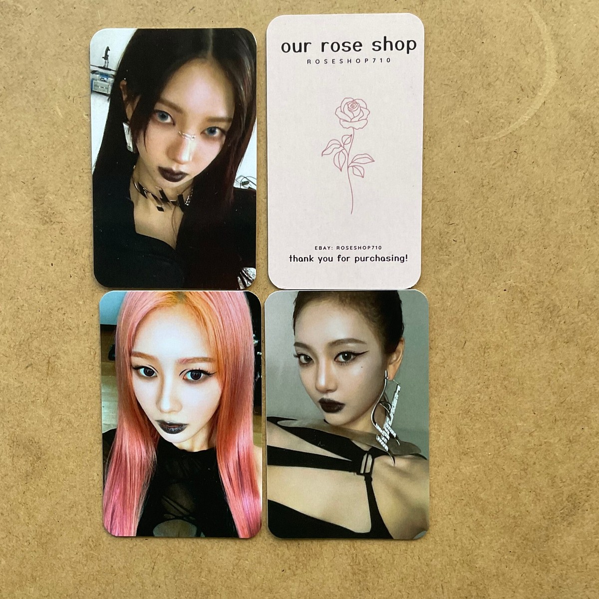 Aespa WHIPLASH Kpop Nara US Popup Event Official Photocard
