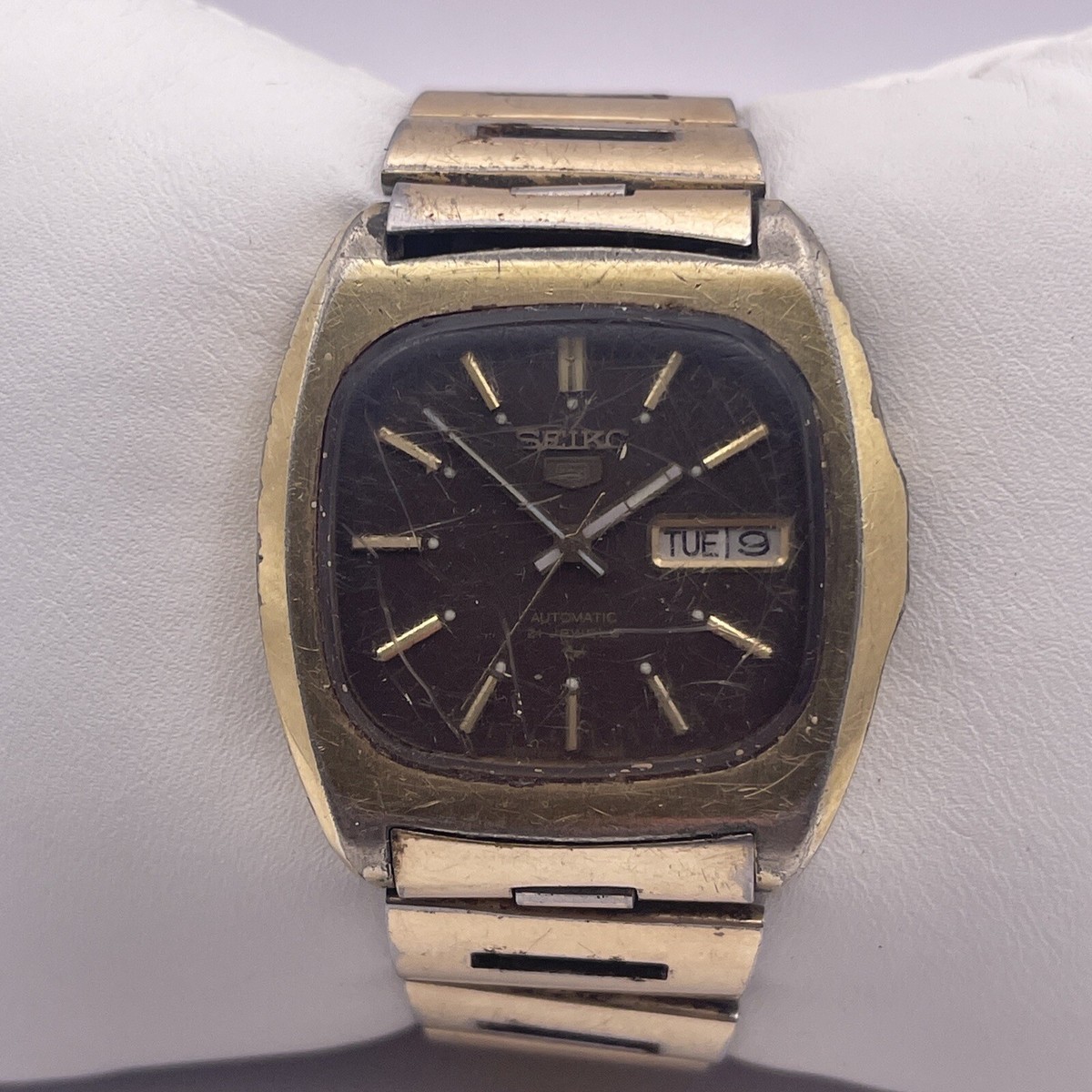 Vintage SEIKO 5 7019-5000 70'S AUTOMATIC WATCH Gold (V41) | eBay