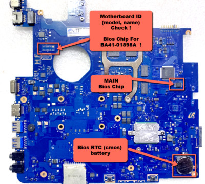 Bios For SAMSUNG NP530U4C, NP550P5C New MAIN BIOS Chip, For MB
