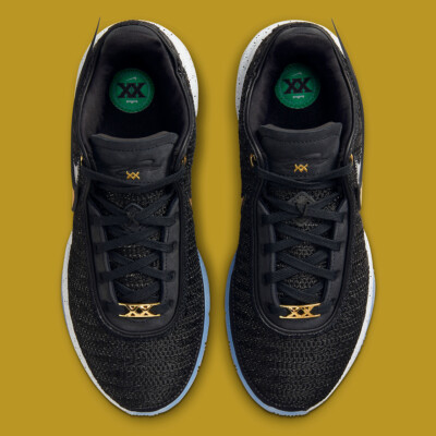 Nike Lebron 20 Black Metallic Gold Mens Basketball DJ5423-003 NEW