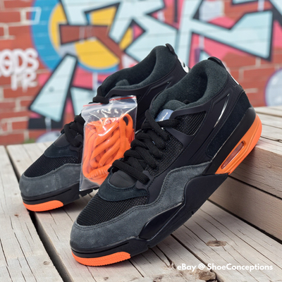 Nike Air Jordan 4 RM Shoes Black White Anthracite HF8126-001 Men's