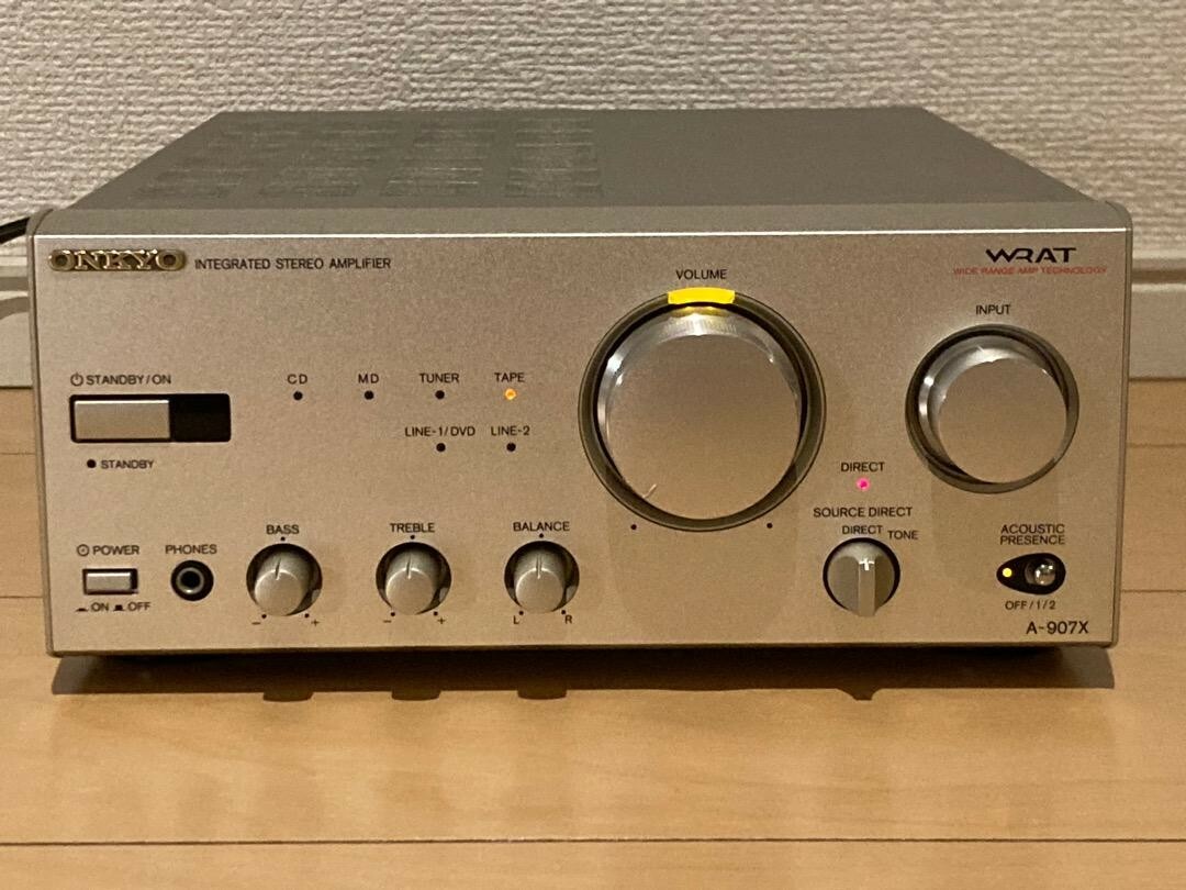 ONKYO A-907X Integrated Stereo Amplifier Transistor Silver from
