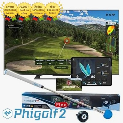 Phigolf2 Flex Home Golf Simulator WGT E6PHG-200[Ugrade]-Express/No