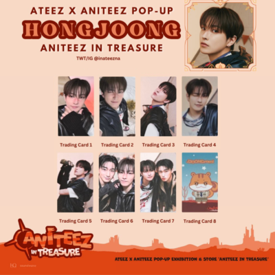 ATEEZ ANITEEZ IN TREASURE RANDOM TRADING CARD PACK MERCH MD