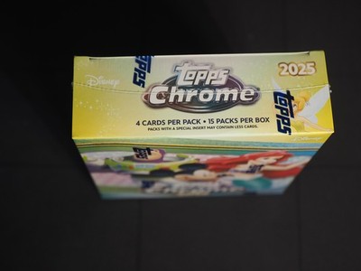 2025 Topps Chrome DISNEY Mega Box New Factory Sealed Mickey Mouse