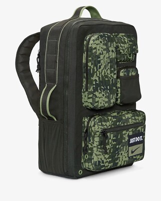 Nike Utility Elite Printed BackPack (32L) Sequoia/Alligator DQ5224