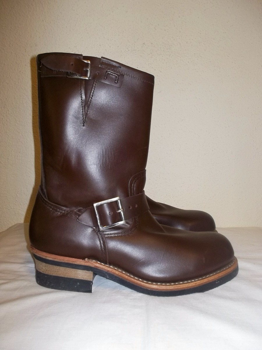 NEW Vtg RED WING 2269 Steel Toe BROWN Motorcycle ENGINEER Biker