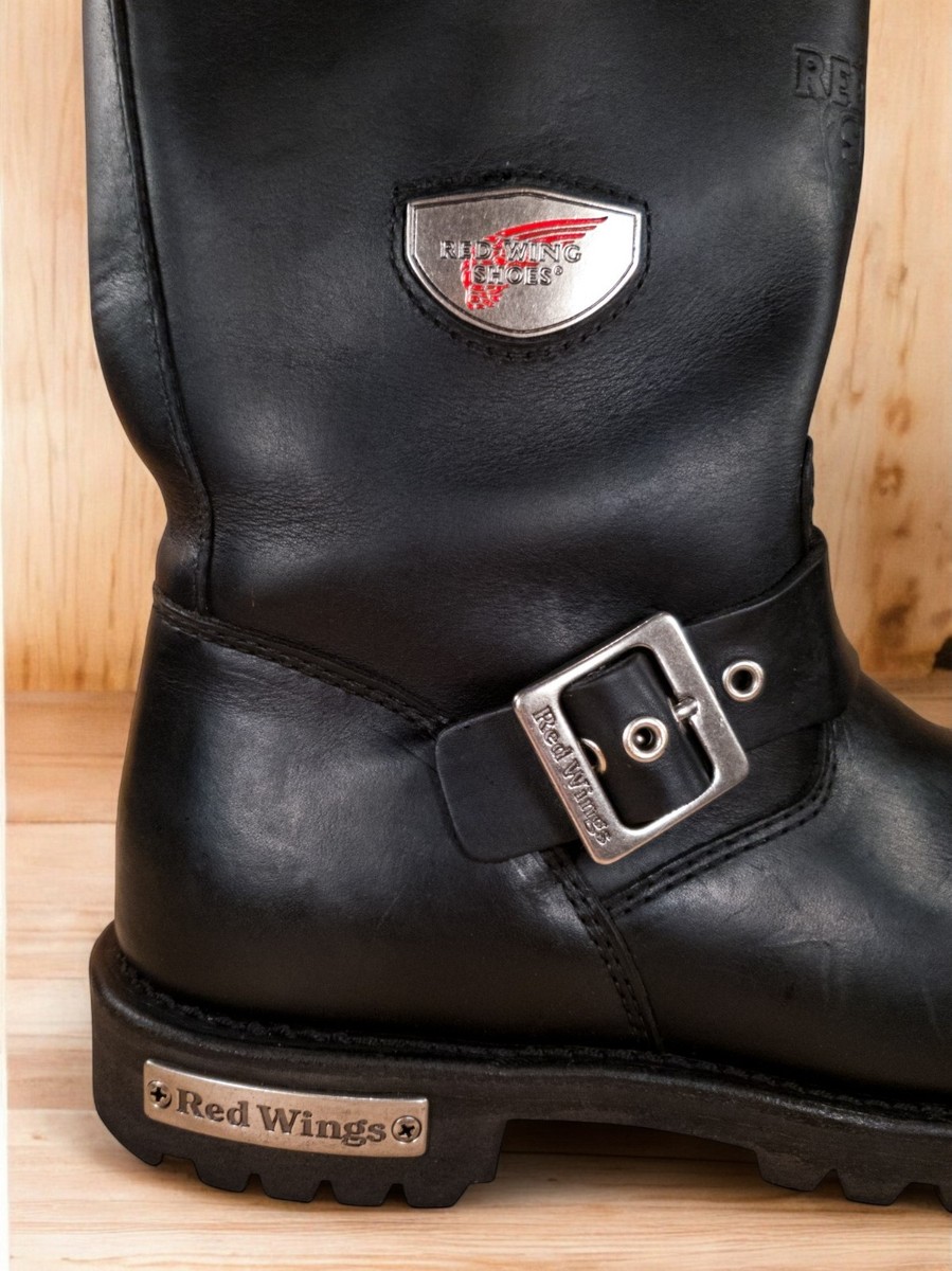 Red Wing 988 Motorcycle Boots Size 8D (Steel Toe) (USA) (2005) | eBay