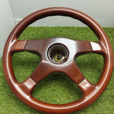 Italvolanti x Renoma Wood Steering Wheel 36cm - Vintage Made in