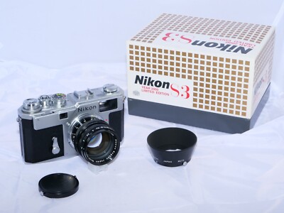 Nikon S3 Year 2000 Millennium Model. Nikkor S 50mm f/1.4 black