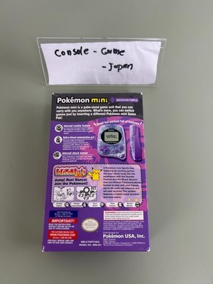 Pokemon Mini SMOOCHUM PURPLE Console MIN-001 From Japan | eBay