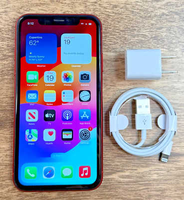 Apple iPhone XR Product Red 128GB (Fully Unlocked) Good Condition