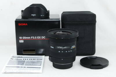 SIGMA AF 10-20mm F3.5 EX DC HSM for NIKON(F mount) Zoom lens with
