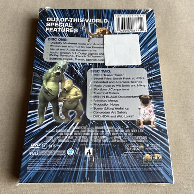 Men In Black (DVD Deluxe Edition 1997) MIB Sci-Fi Tommy Lee Jones