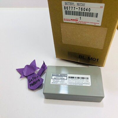 TOYOTA Genuine OEM attery, mayday 8677776040, 86777-76040 | eBay