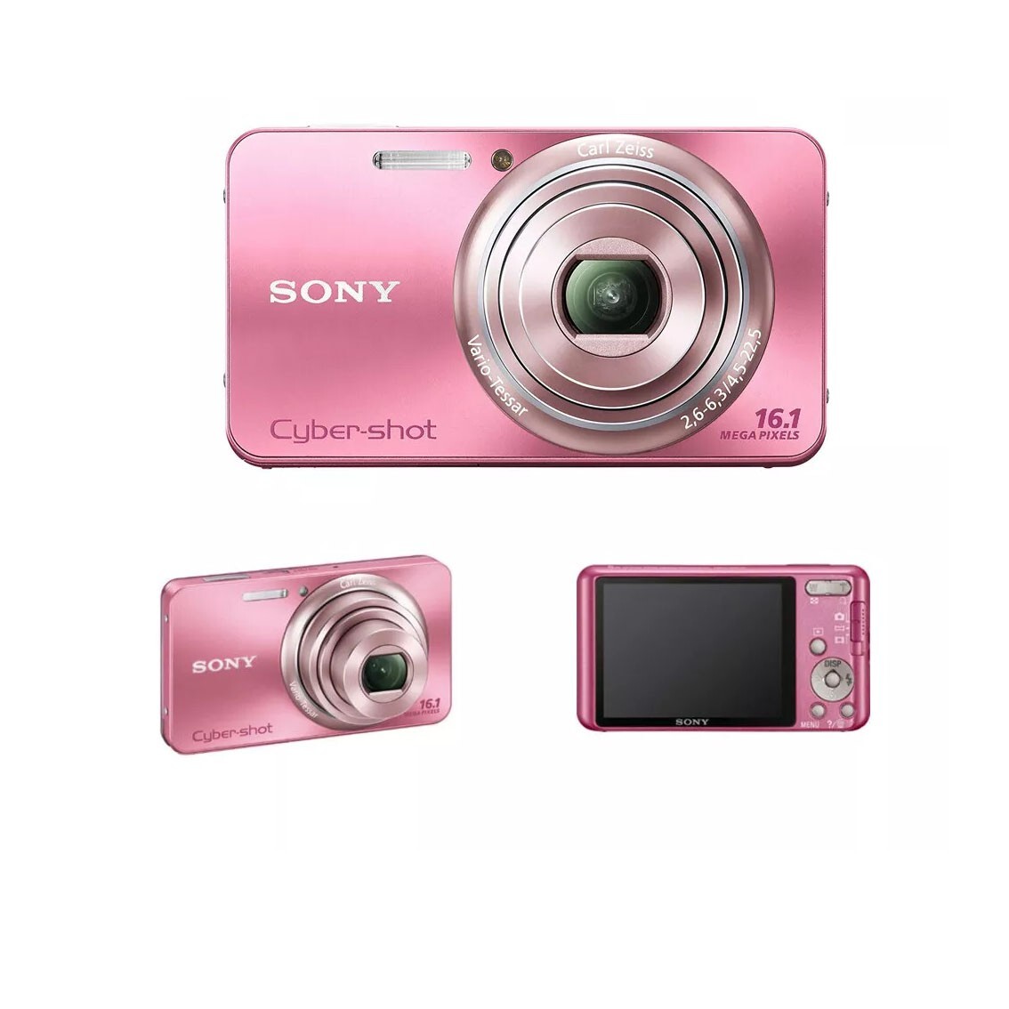 SONY Cyber-shot DSC-W570 Pink 5x Zoom Digital Camera + Battery