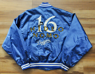 Hideo Nomo LA Dodgers MLB Jacket Satin Starter Style Japan