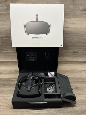Oculus Rift CV1 VR Virtual Reality Headset System - Black No