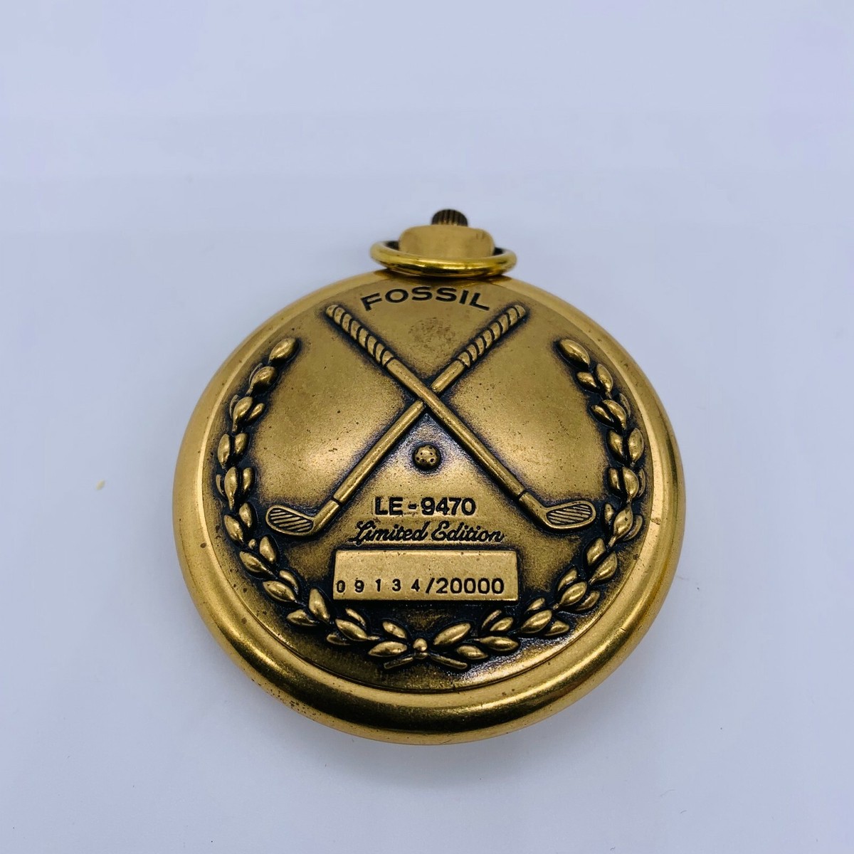 Fossil Taschenuhr Quarz Uhrwerk LE- 9470 Golf Golfer Limited E. No